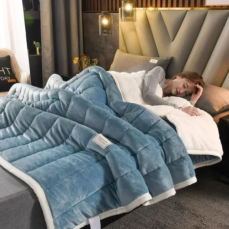 BowLift | Warm Flannel Coral Fleece Blanket Soft Cozy Throw for Winter