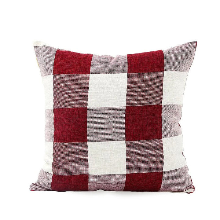 BowLift | Cozy Checked Cushion Cover in Country Style – Autumn Plaid (1+1 FREE)