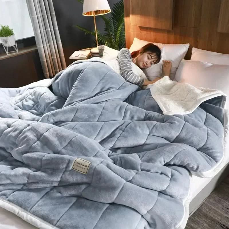BowLift | Warm Flannel Coral Fleece Blanket Soft Cozy Throw for Winter