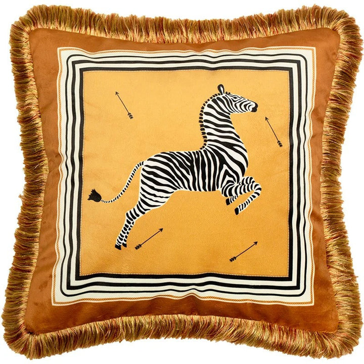 BowLift | Luxury Gold Pillow Case with Bee Print for Elegant Interiors