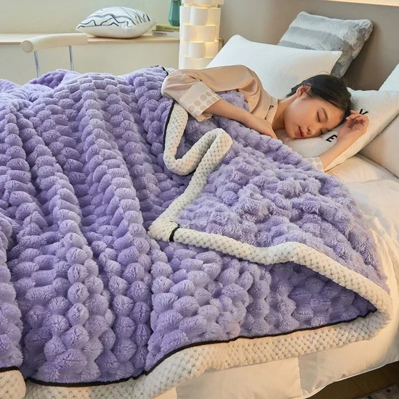 Velvet Turtle Blanket - Luxury Blankets for Autumn and Winter Bowlift