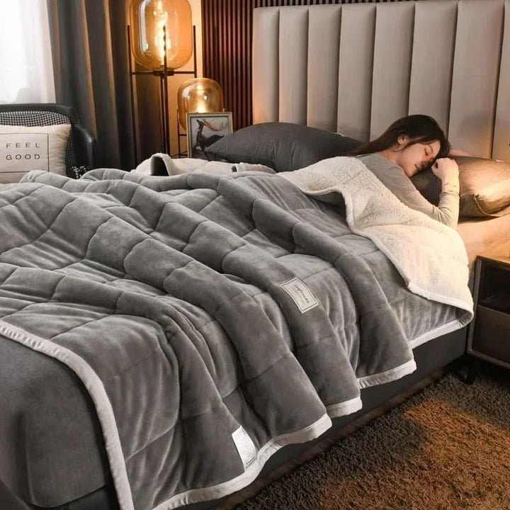 BowLift | Warm Flannel Coral Fleece Blanket Soft Cozy Throw for Winter