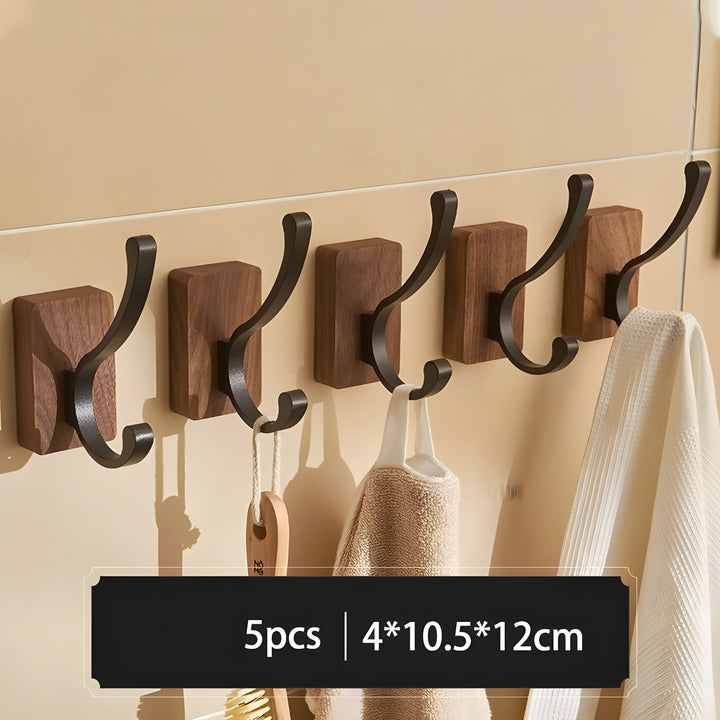 WoodenGrip Hook - Wooden wall hooks in Nordic style | Bowlift