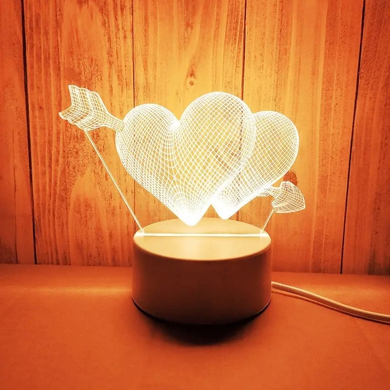 BowLift | Romantic Heart Lamp – Perfect for Anniversary Gifts, Valentine’s Day, or Special Birthday Surprises