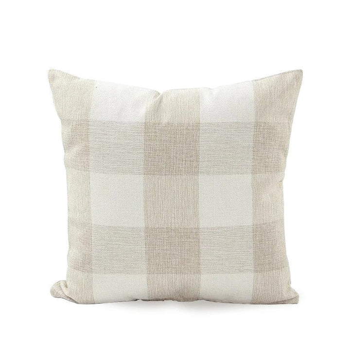 BowLift | Harmonie Home Cushion Cover - Timeless Check Cushion Cover for Any Interior