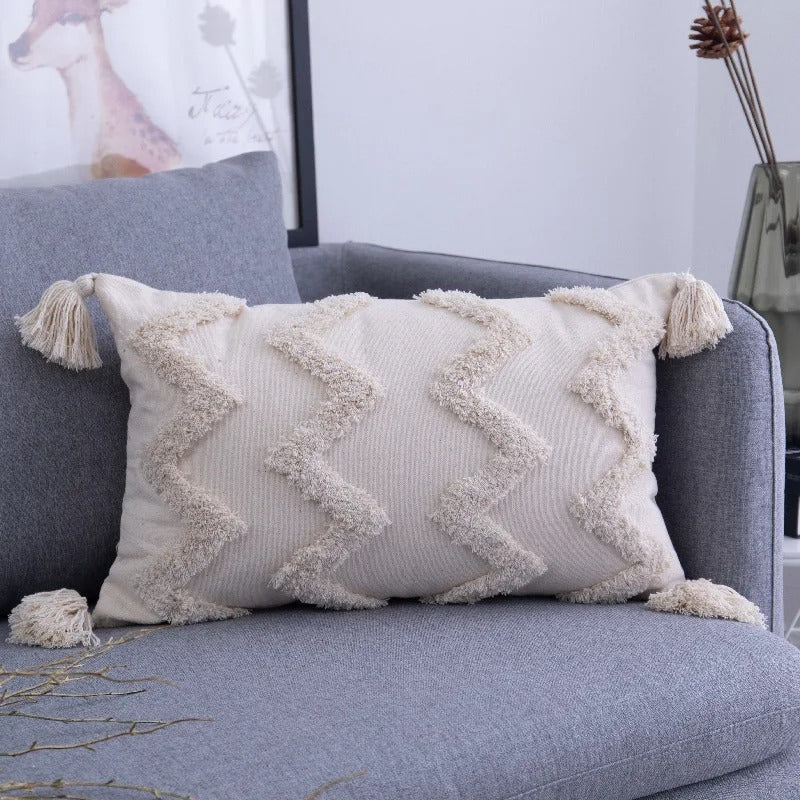 BowLift | Boho Tufted Cushion Cover - Moroccan Flair for Your Interior
