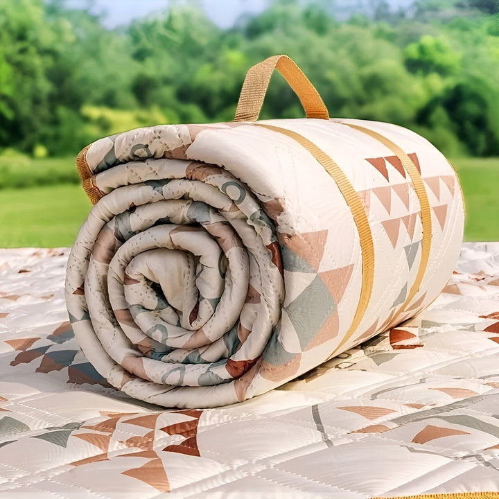 Picnic Bowliftanket with check pattern – Waterproof & FoldaBowlifte | Ideal for Park, Beach & Camping | Bowlift