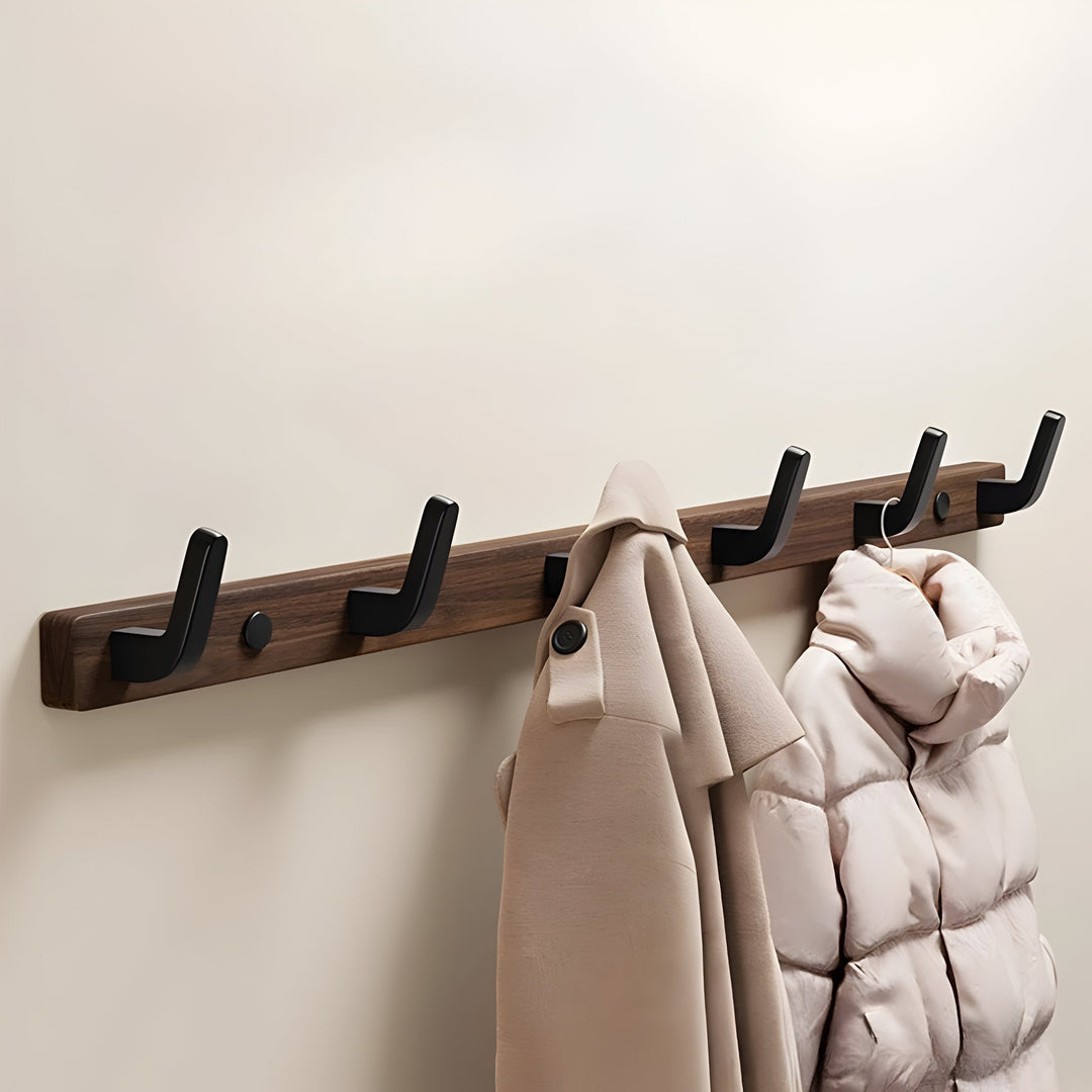 WalnutWisp Hook – Walnut Wood Wall Hook | Bowlift