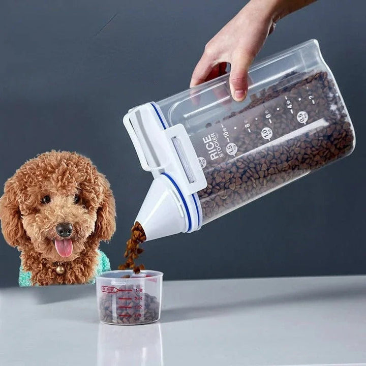 Pet Food Storage Container with Airtight Seal Bowlift