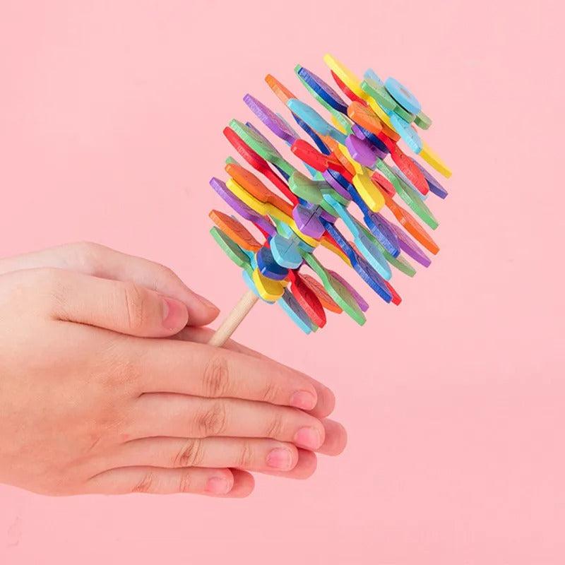 BowLift | Wooden Spinner Toy - Relaxation and Focus Enhancer