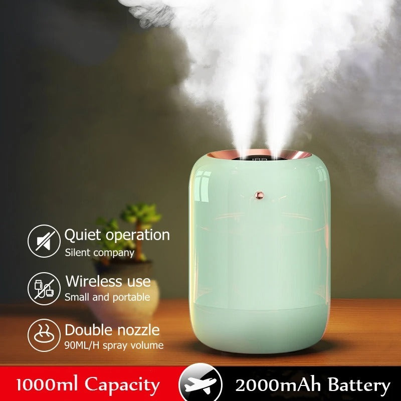 BowLift | HydraPur UV Air Humidifier – Silent Portable Humidifier with UV Sterilisation for Clean & Comfortable Air