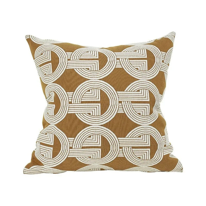 BowLift | VelvetGlow Cushion Cover - Double-sided Geometric Cushion Cover of Luxury Jacquard