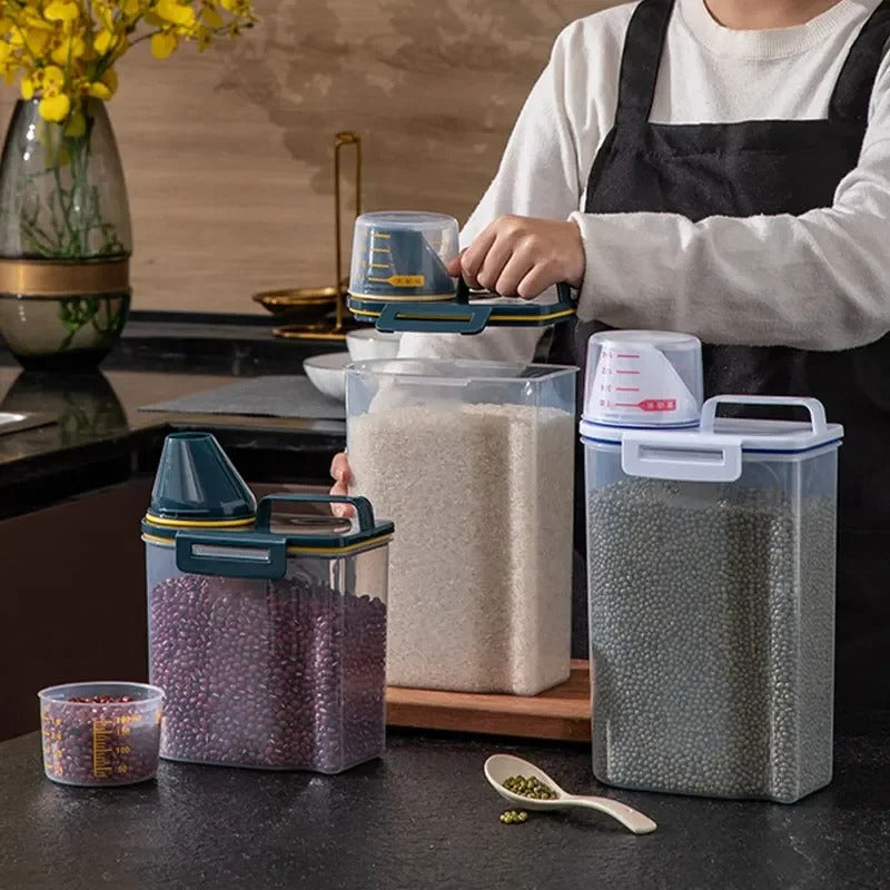 Pet Food Storage Container with Airtight Seal Bowlift