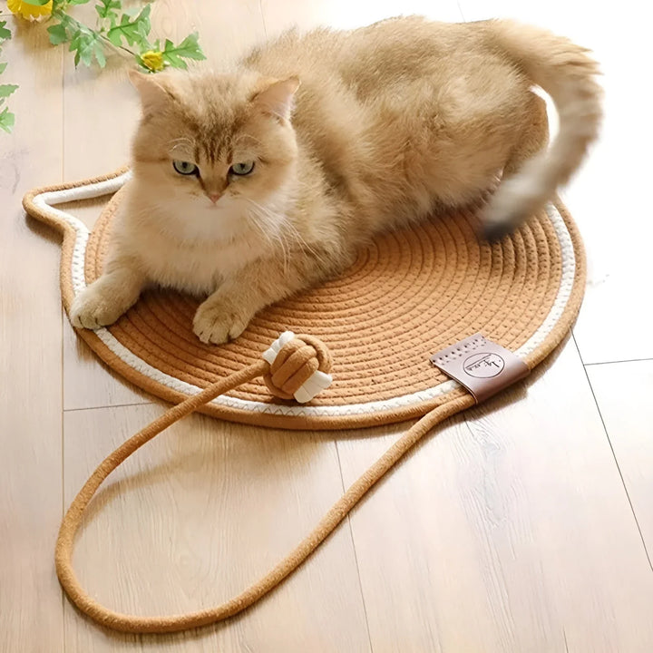 Cotton Rope Cat Scratching Mat – ScratchMate Bowlift