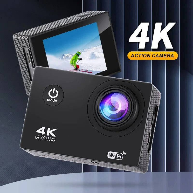 BowLift | 4K Ultra HD Sport Pro Camera - Wifi Enabled and Waterproof for Vlogging and Outdoor Sports