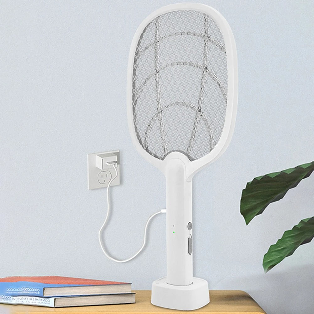 BowLift | 2-in-1 Electric Mosquito Swatter & Bug Zapper – 2500V USB Rechargeable Insect Killer Racket