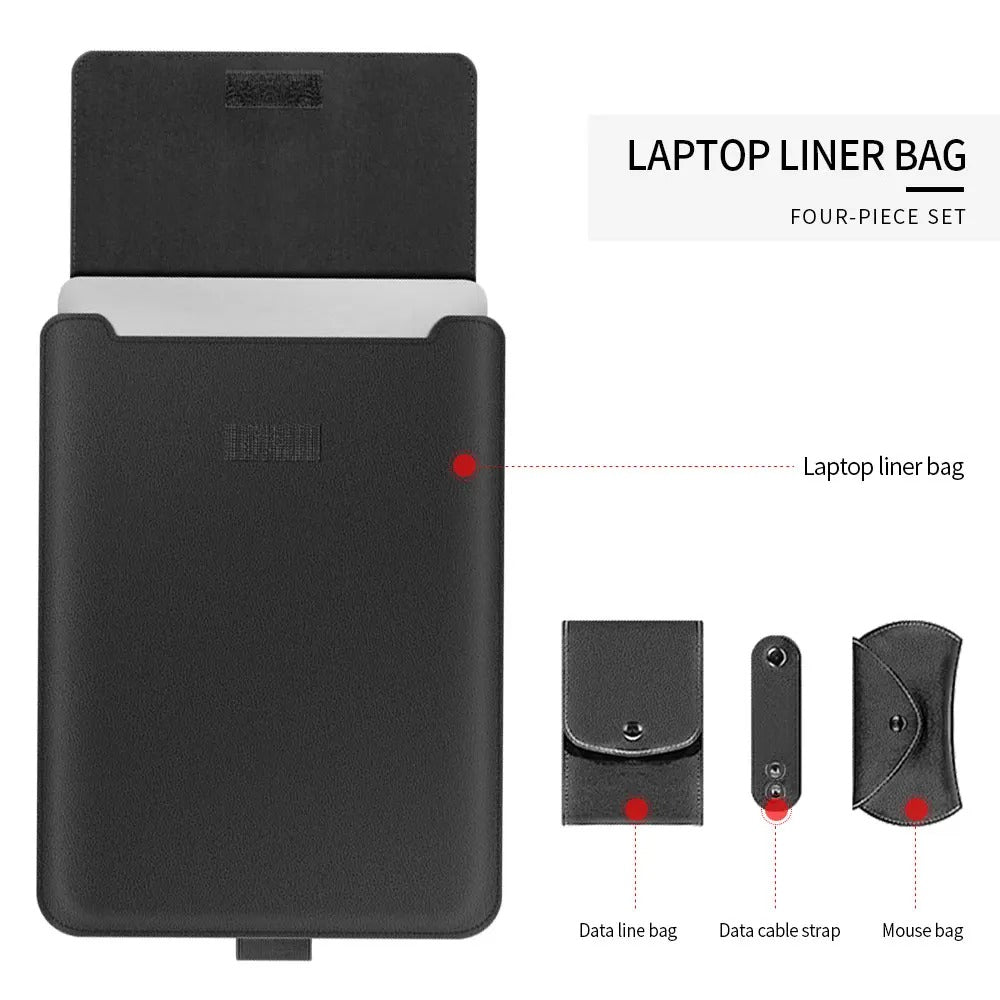BowLift | 4-in-1 Laptop Sleeve - Slim Protective Case with Stand Function