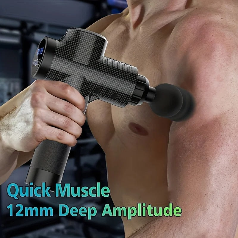BowLift | Electric Back Massager – Deep Tissue Therapy for Muscle Recovery and Pain Relief - Cordless, Portable, and Ideal for Athletes & Fitness Enthusiasts