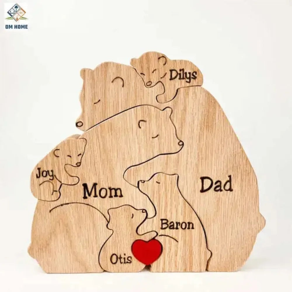 BowLift | Handcrafted Personalised Bear Family