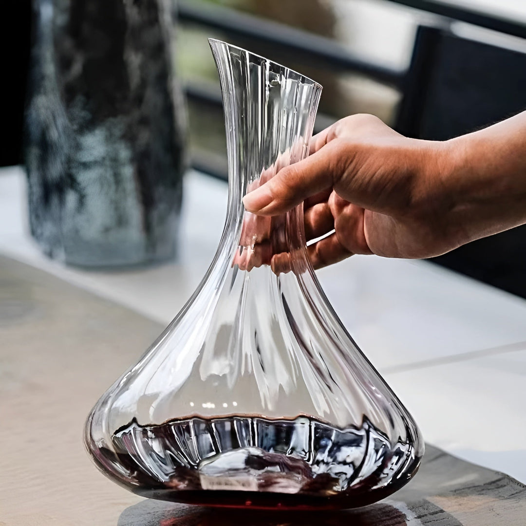 Compact wine decanter made of glass – Spill-proof and portaBowlifte | Ideal for travel | Bowlift
