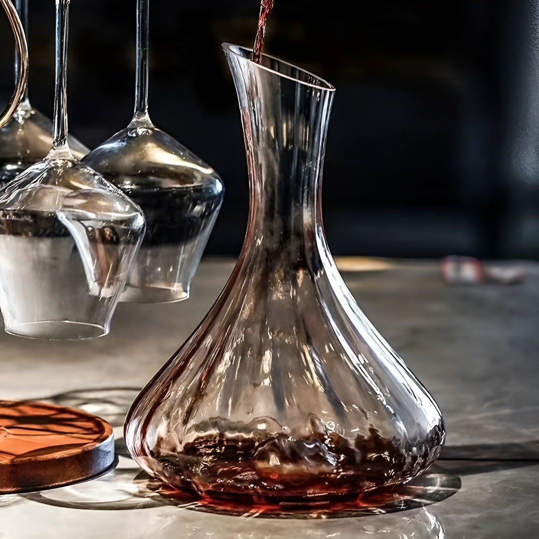 Compact wine decanter made of glass – Spill-proof and portaBowlifte | Ideal for travel | Bowlift