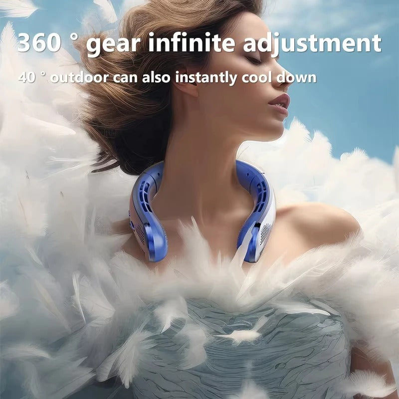 8000mAh USB Hanging Neck Fan | Bowlift