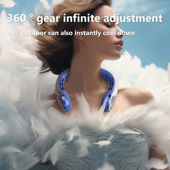8000mAh USB Hanging Neck Fan | Bowlift