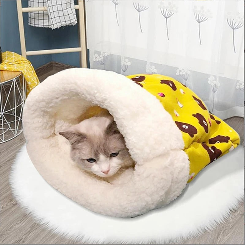 Sleeping Bag Bed for Cats Bowlift