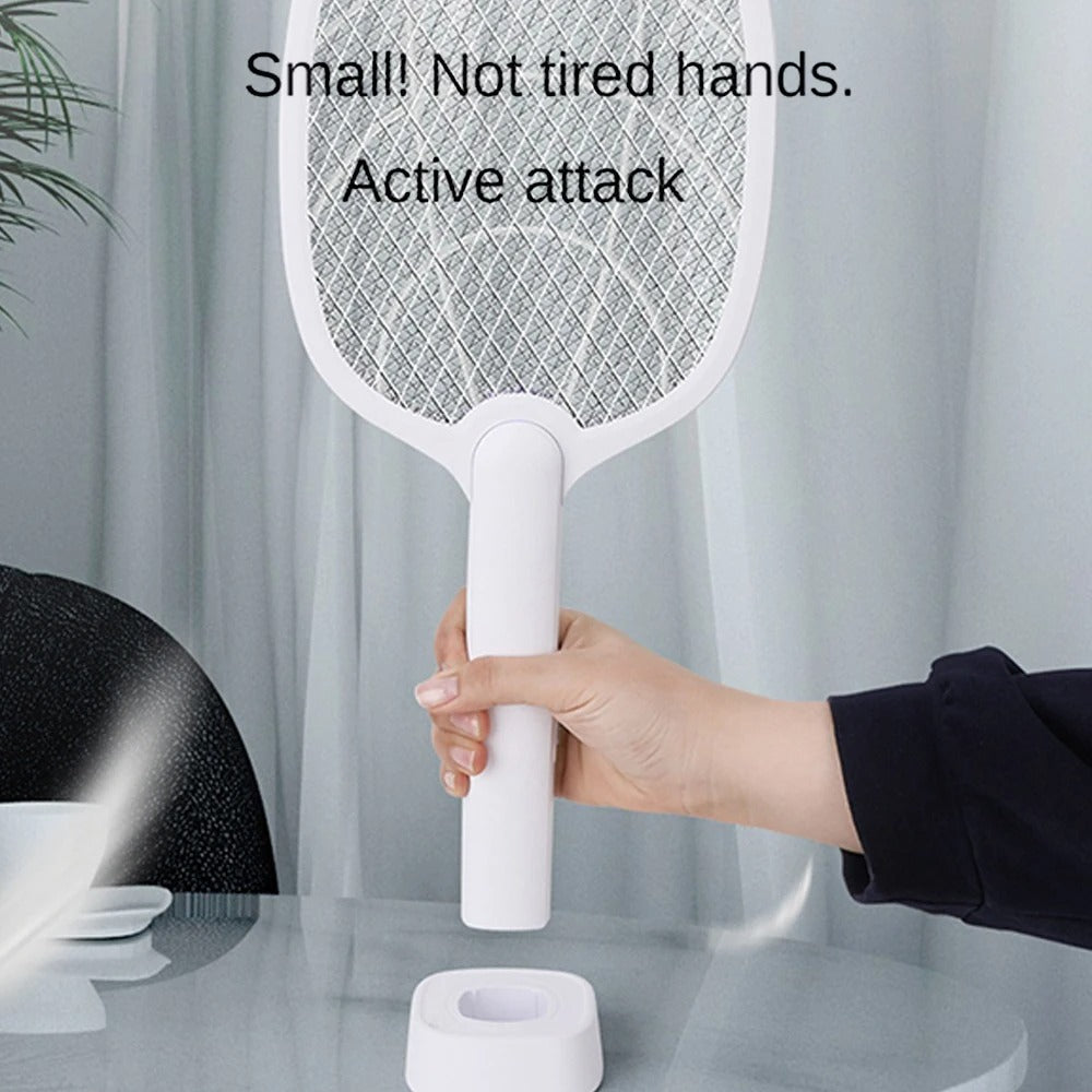BowLift | Rechargeable 2-in-1 Electric Fly Swatter and Insect Exterminator – 2500V Without Chemicals