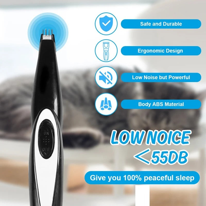 New USB Rechargeable Pet Hair Trimmer Bowlift