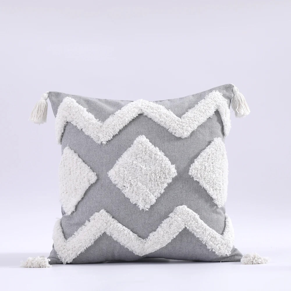 BowLift | Boho Tufted Cushion Cover - Moroccan Flair for Your Interior