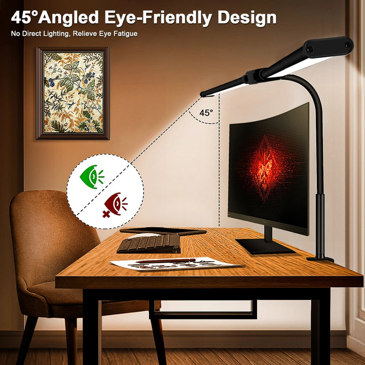 BowLift | Double-Head LED Desk Lamp | Lighting Solution for Study, Work & Office Use