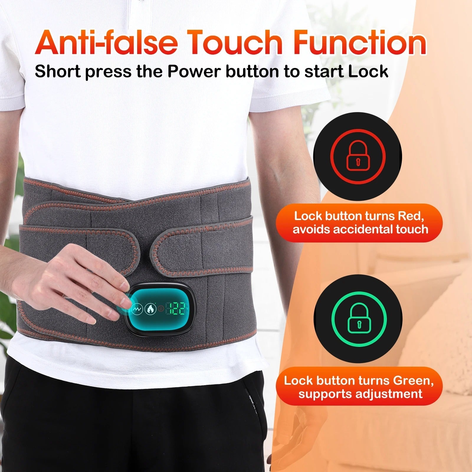 BowLift | Heated Lower Back Support - Adjustable Heat Therapy for Pain Relief