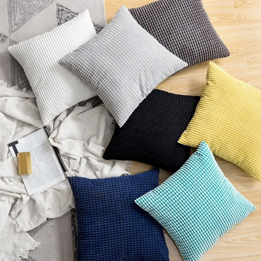 BowLift | Luxury Plushhome Cushion Cover - with Playful Corn Kernel Design