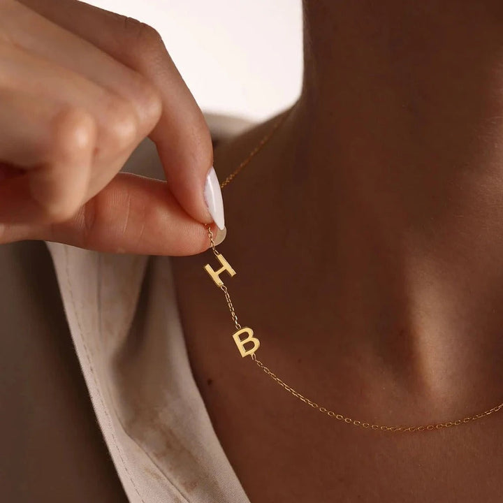 BowLift | Personalized Off Center Letter Necklace