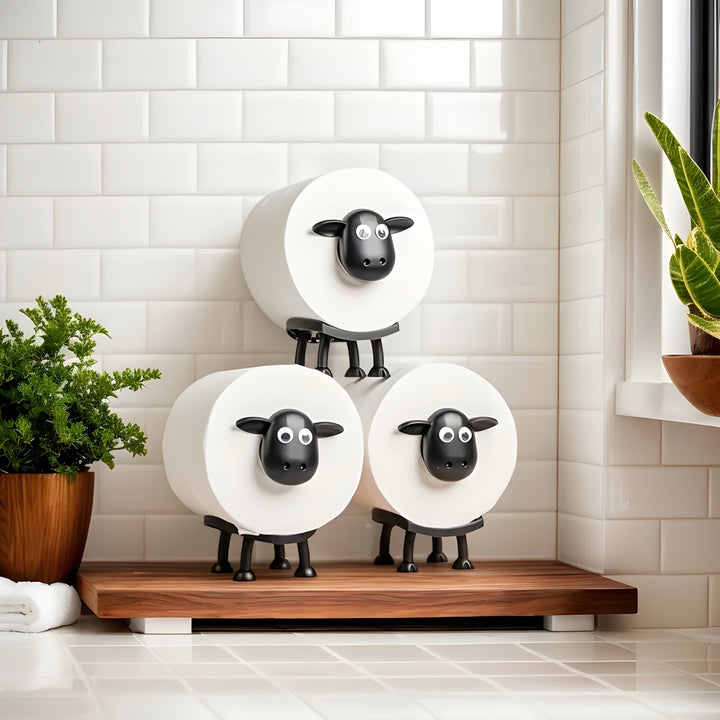 Buy Toilet Paper Holder – Original & Funny Bathroom Decor | Non-Slip, Ideal for Small Bathrooms | Bowlift