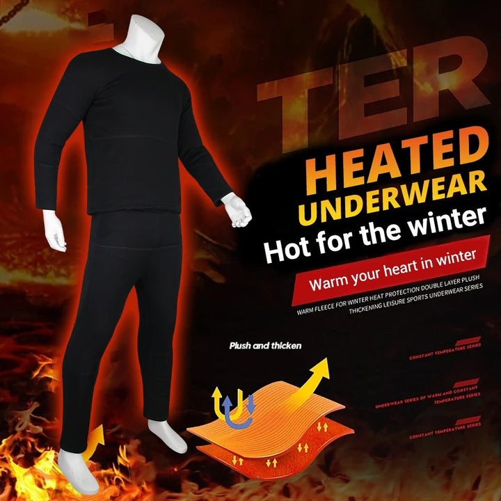 BowLift | Thermal Heated Underwear – Best Rechargeable Heated Clothing UK for Men & Women, Winter Base Layer Comfort