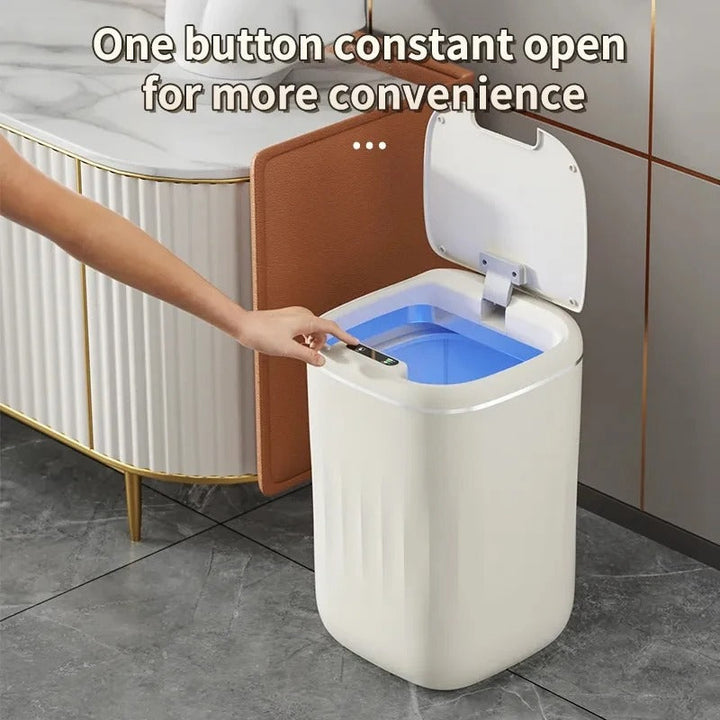 BowLift | Smart Sensor Trash Bin with UV Light – Automatic Touchless Wastebasket with Lid & Odor Control for Kitchen, Bathroom & Home Hygiene