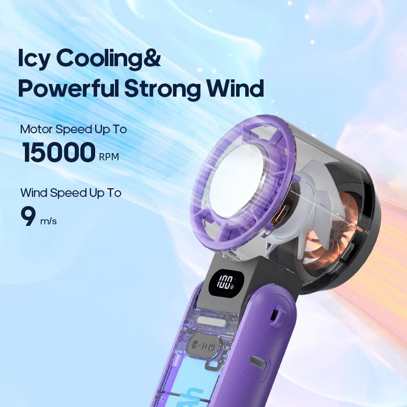 Outdoor Foldable Portable Hand Fan | Bowlift