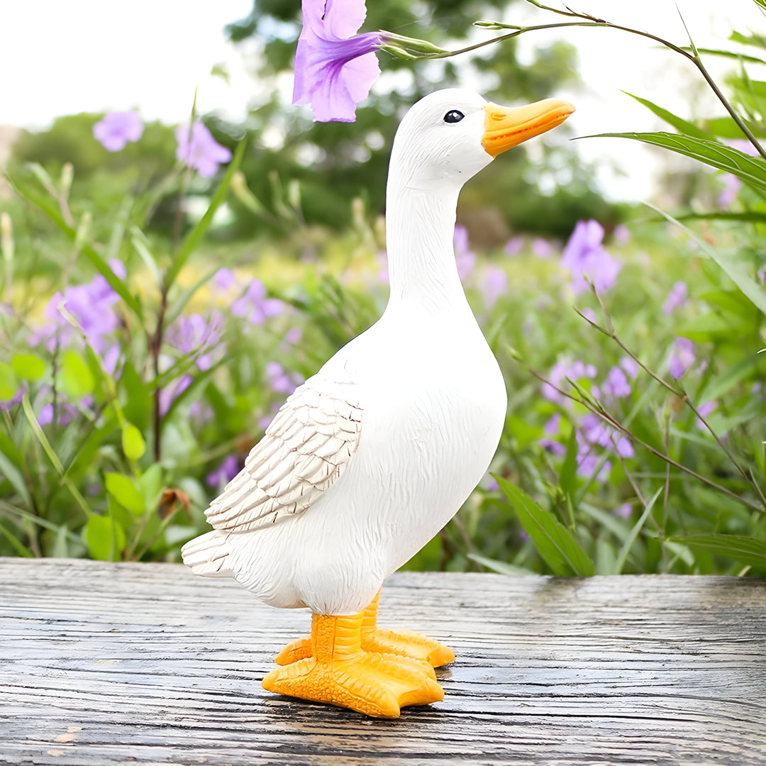 PuddlePals Sculpture – Farmhouse Style Duck & Goose Figure | Bowlift