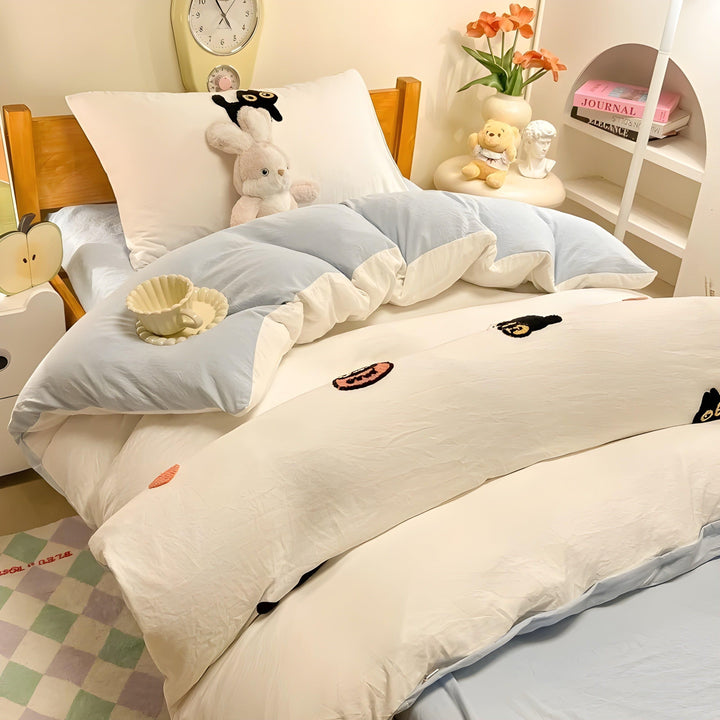 CloudComfort Bedding Set - ComfortaBowlifte and Skin-Friendly Lucky Cat Bedding | Bowlift