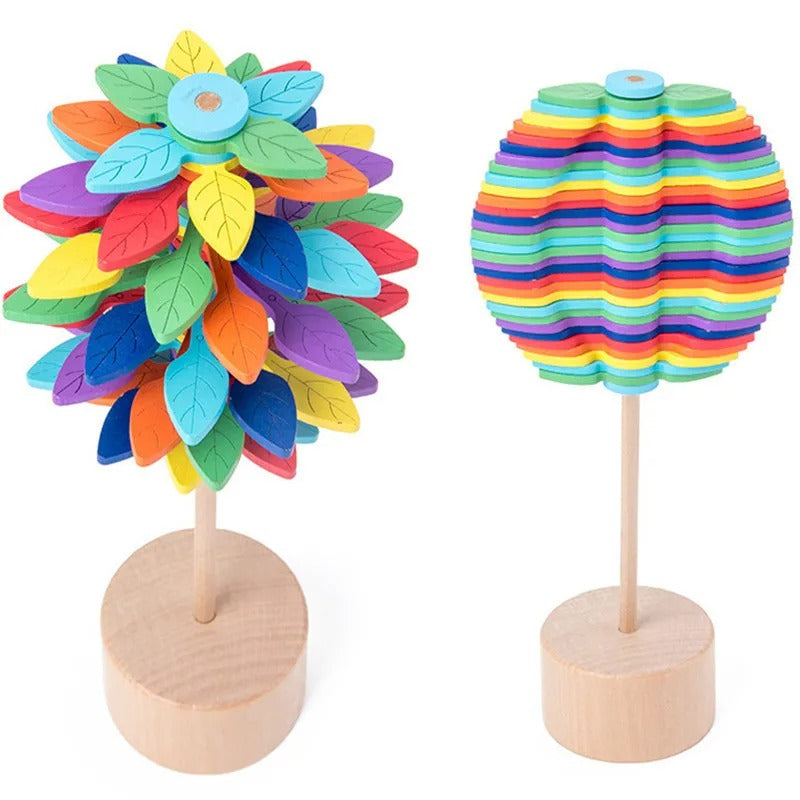 BowLift | Wooden Spinner Toy - Relaxation and Focus Enhancer
