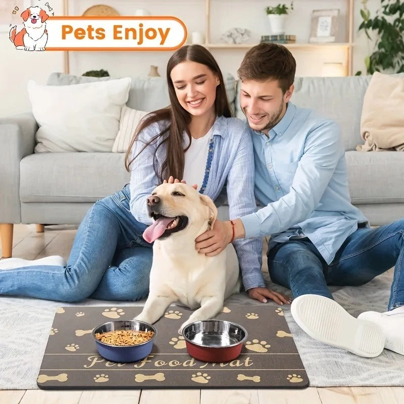 Pet Placemat No Stain Quick Drying Absorbent Bowlift