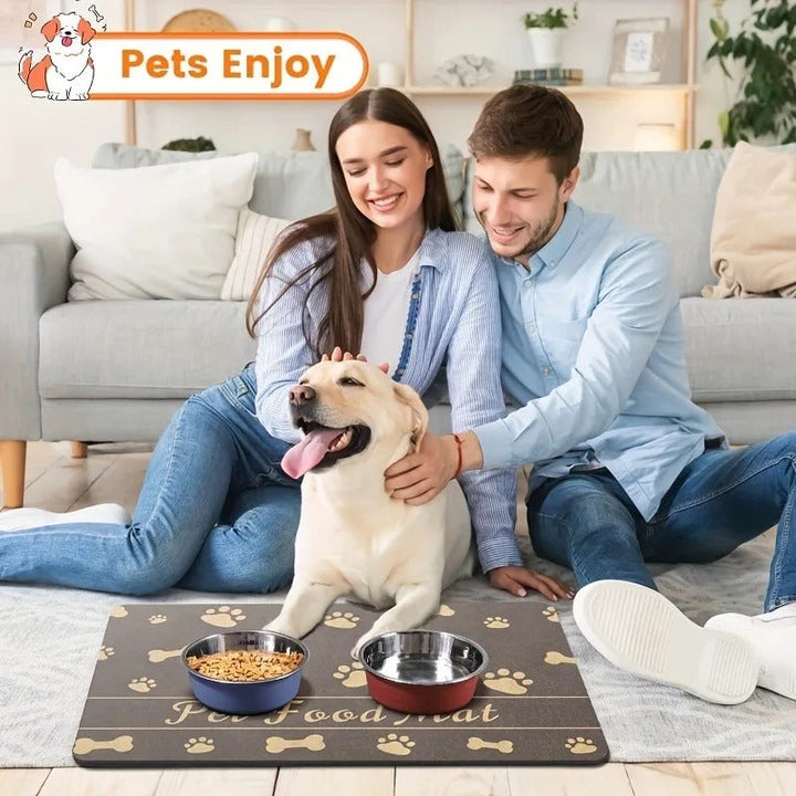 Pet Placemat No Stain Quick Drying Absorbent Bowlift