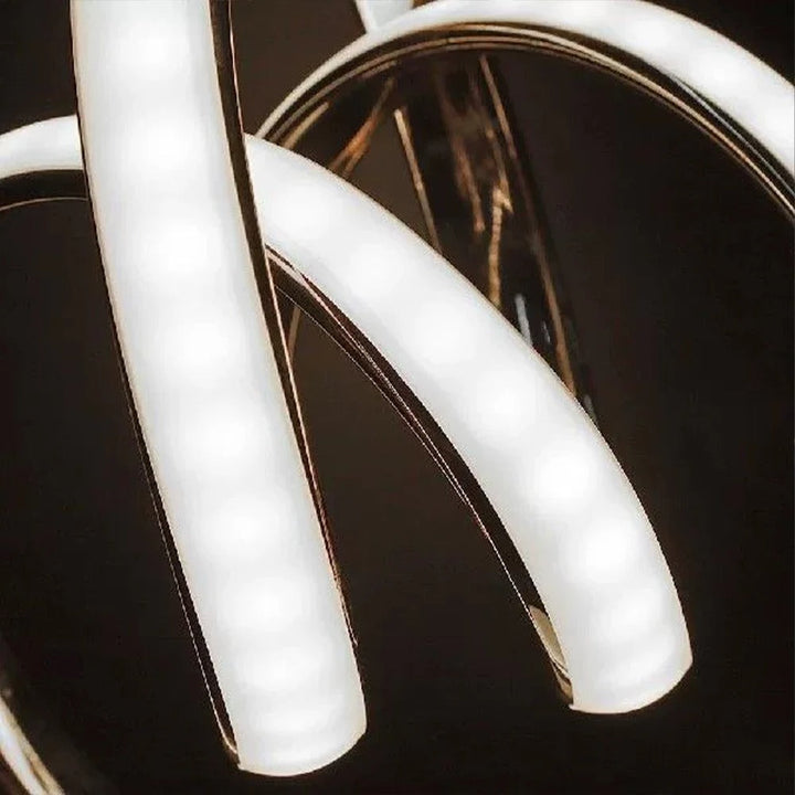 BowLift | Luminare - Modern LED Table Lamp with Curved Design and USB Connection