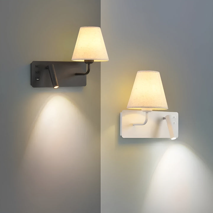 Reading lamp with candle light effect – Warm, decorative light | Perfect for the bedroom & bed | Bowlift
