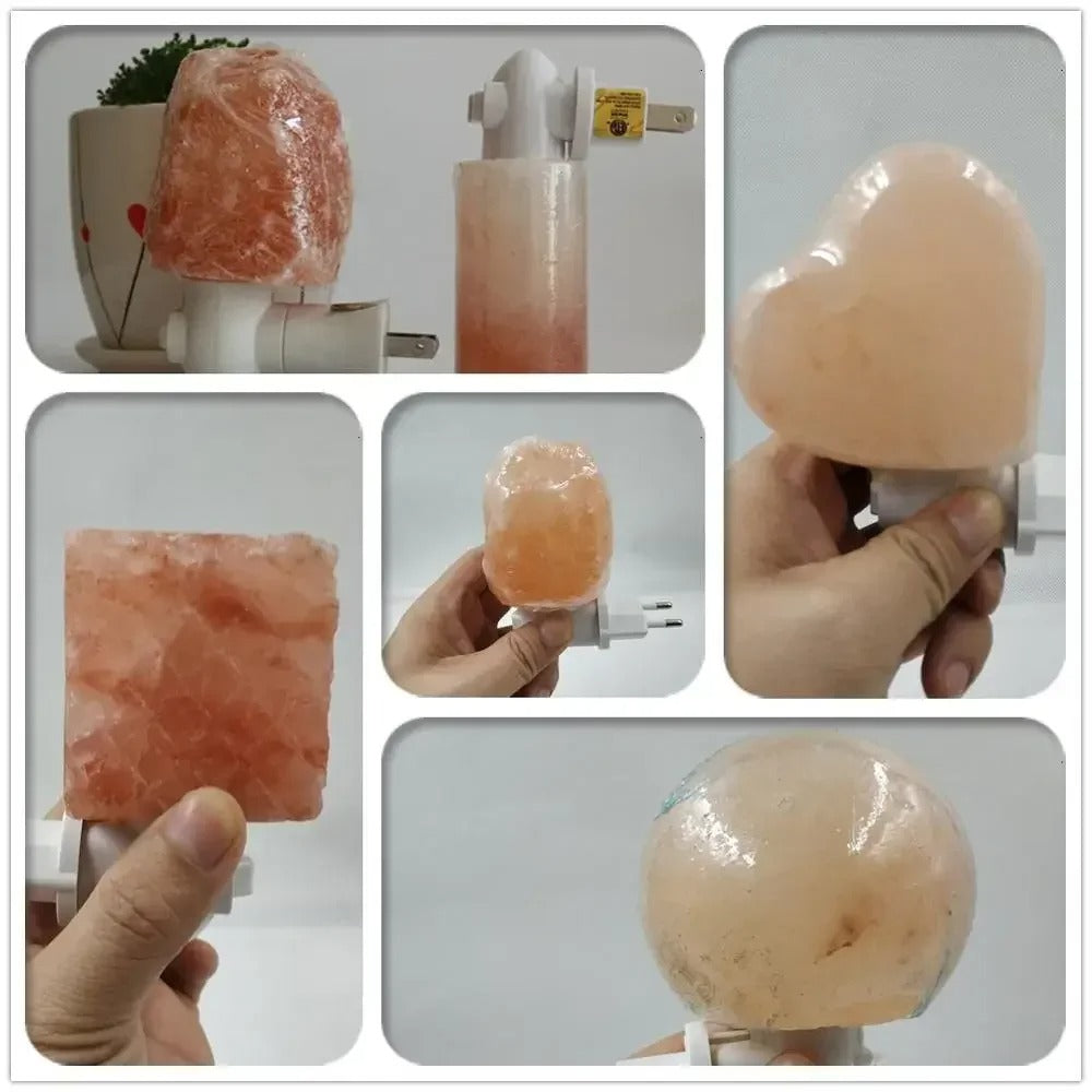 BowLift | Himalayan Salt Lamp Natural Crystal Light for Home Decor & Wellness -  Release Negative Ions Bedroom