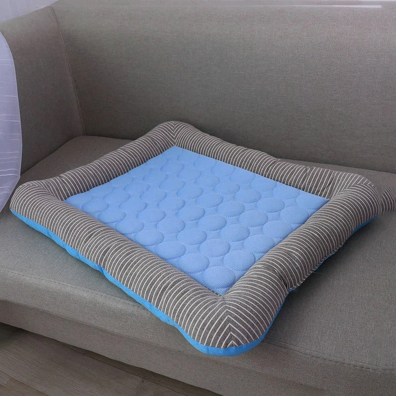 FurChill Frenchie Breathable Dog Bed – Cooling Mat with Non-Slip Base for Hot Days | Bowlift