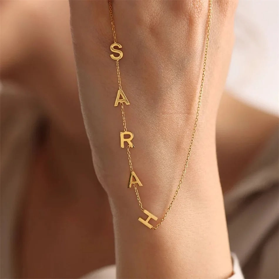 BowLift | Personalized Off Center Letter Necklace