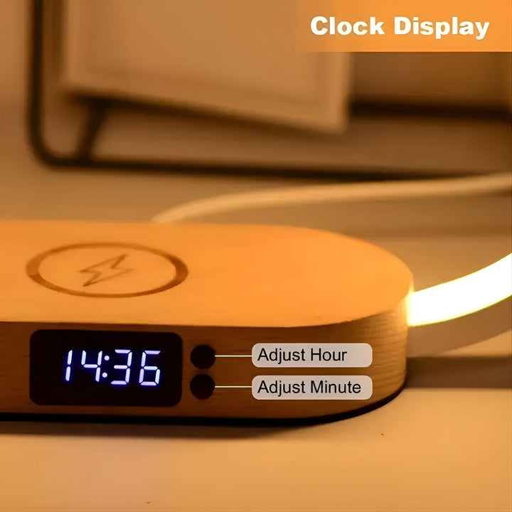 BowLift | Stylish Multifunctional Lamp with Charging Station and Clock